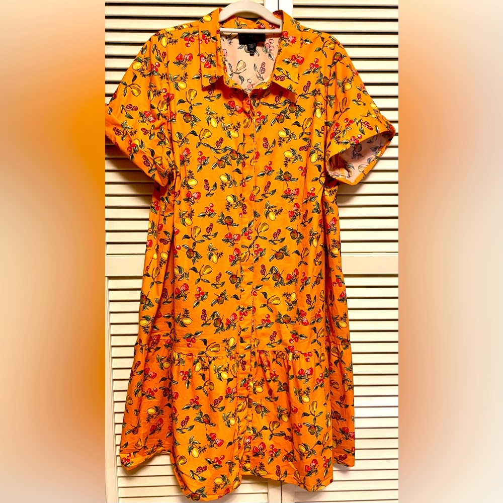 Donna Morgan size 22 shirt dress bust is generous